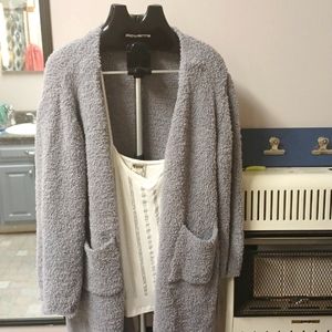 POL cardi w/ pockets Size medium,  gray color
